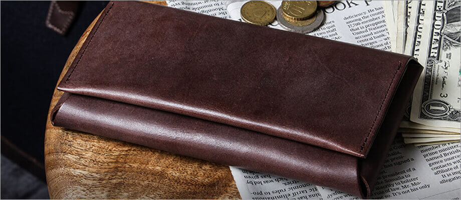 ファブリック コンパクト設計の長財布