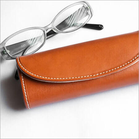 ダクトの牛革スムース メガネケース