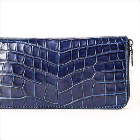 ヴァーミリオン 阿波正藍染クロコ ロングウォレットM