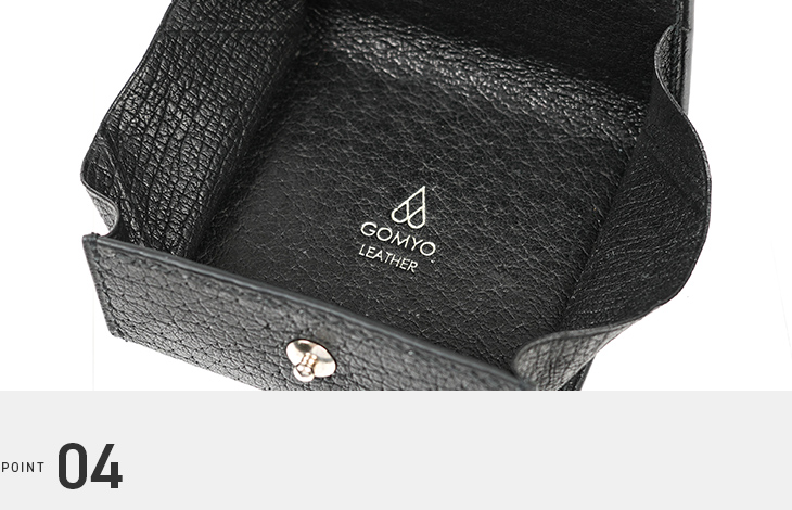 五名レザー 猪革 BOX型コインケース GOMYO LEATHER | フリースピリッツ