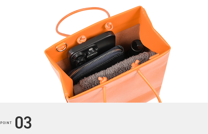 アンノウンプロダクツ Leather Paper Bag S レザーペーパーバッグS