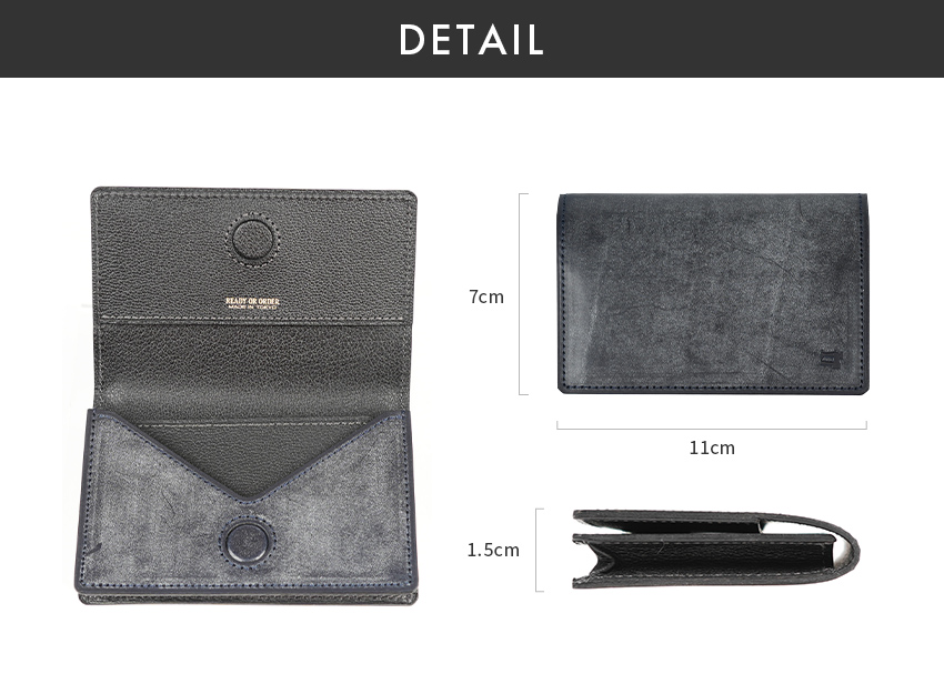 レディオアオーダー G-6 go-en50 名刺入れ ブライドルレザー READY OR