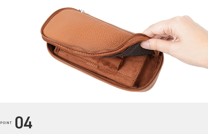 しーさー OctFold ペンケース エンボスレザー SEASAR | フリースピリッツ
