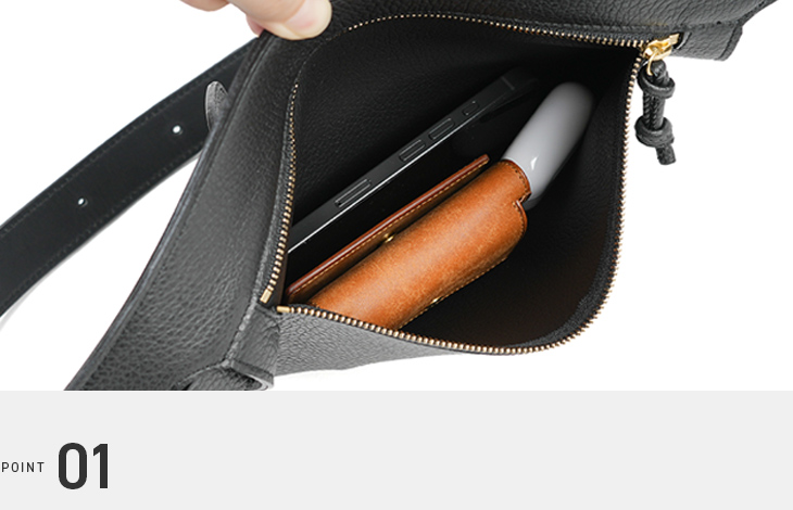 マロウ WAISTPOUCH SHOULDER ウエストポーチショルダー マチなし
