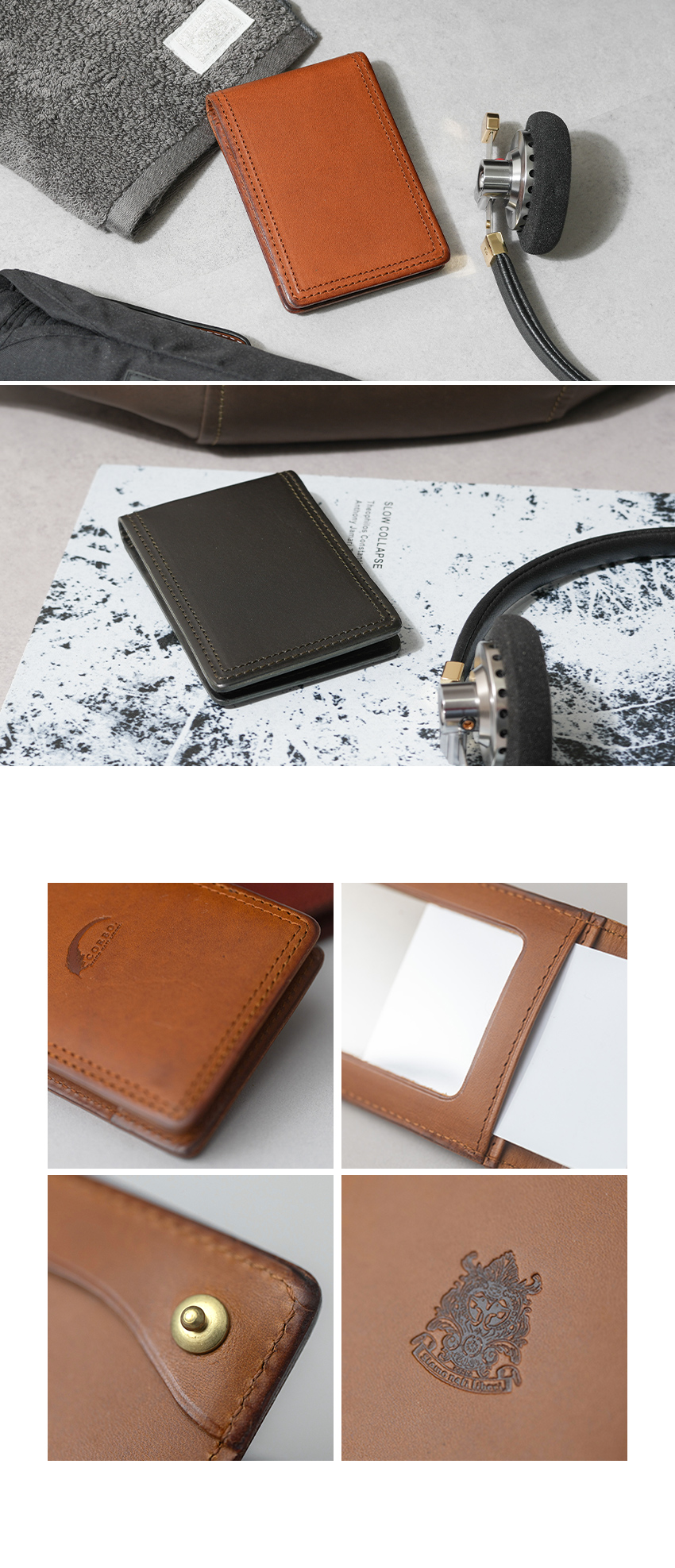 コルボ SLATE スレート 二つ折りパスケース 定期入れ 8LC-9951 CORBO