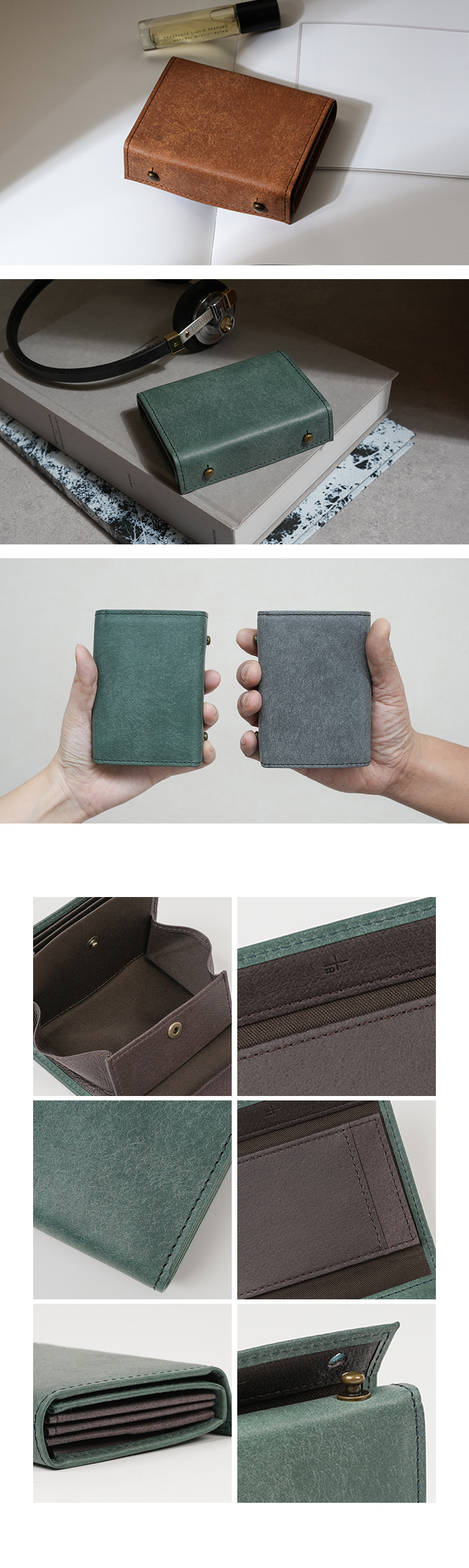 エムピウの二つ折り財布 millefoglie P25 ミッレフォッリエ2 P25 m+