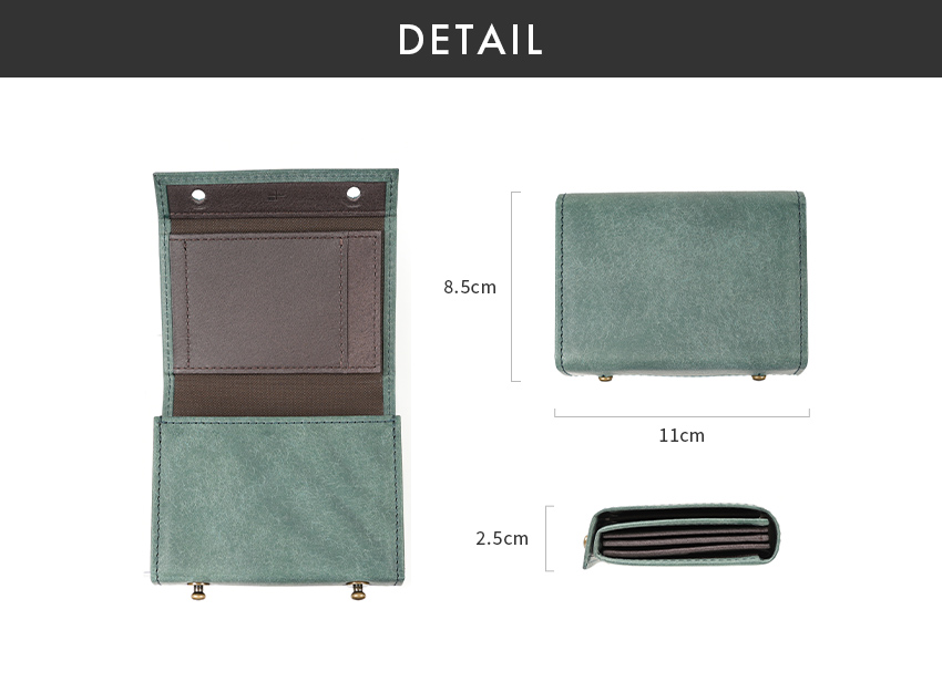 エムピウの二つ折り財布 millefoglie P25 ミッレフォッリエ2 P25 m+
