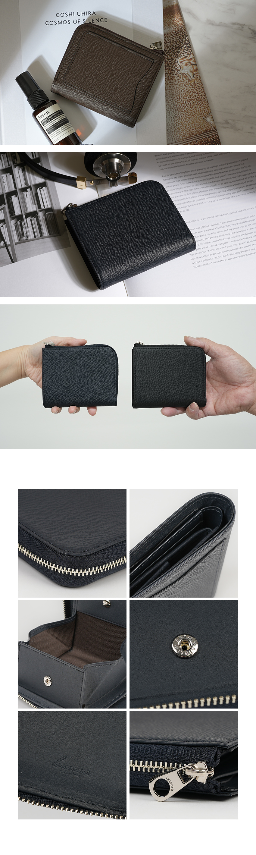 レンマ CURVA クルバ ヴォーエプソン ダービー ショートL字ウォレット