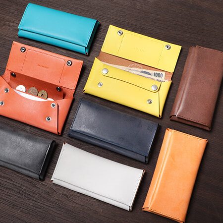 ファブリック コンパクト設計の長財布