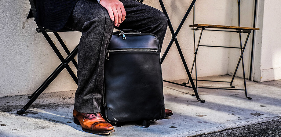 チマブエ グレースフル 4wayリュック スコッチガード加工レザー バッグパック