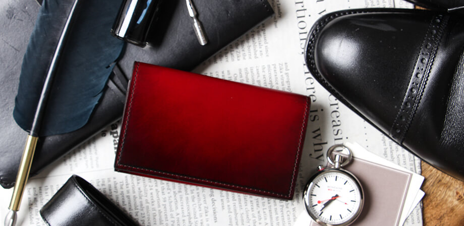 ユハク コードバン 名刺入れ