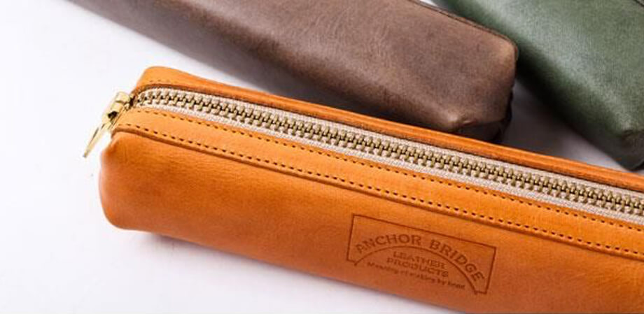 アンカーブリッジ ペンケース Waxed Leather