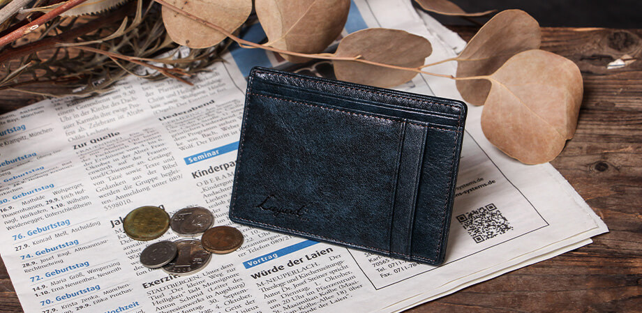 ラガード G-3 ジースリー シャドー仕上げ 小銭入れ付きパスケース