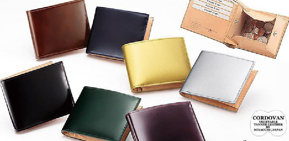 フライングホース コードバン二つ折り財布