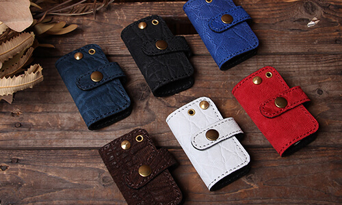 ズー モモンガ キーケース 象革 ZOO 9colors