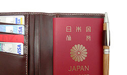 シンプル パスポートカバー
