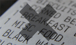 レシートなどを財布に貯めこんではいけない。