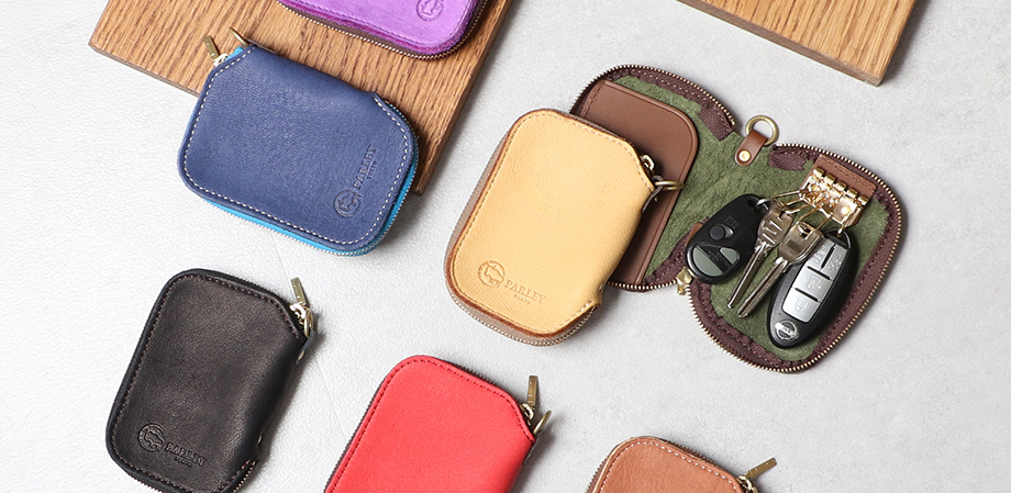 パーリィー 車のスマートキーが二つ入るキーケース