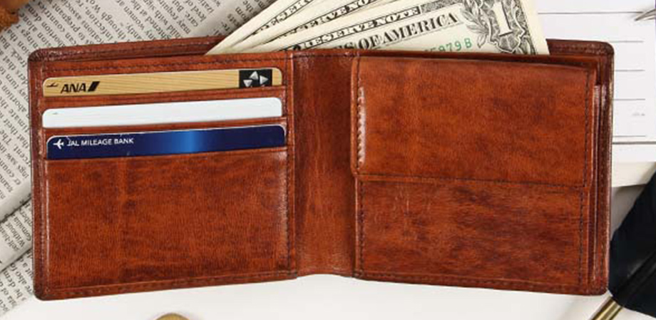 ラガード G-3 ジースリー シャドー仕上げ小銭入れ付二つ折り財布