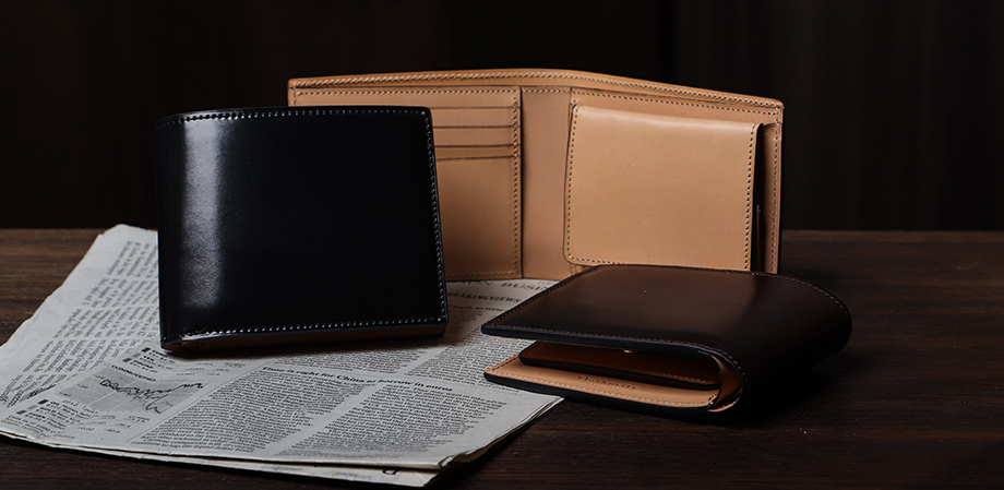 フラソリティ ホーウィン シェルコードバン 二つ折り財布