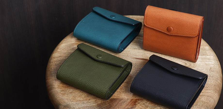 シンレザーズ tasca タスカ 二つ折り財布