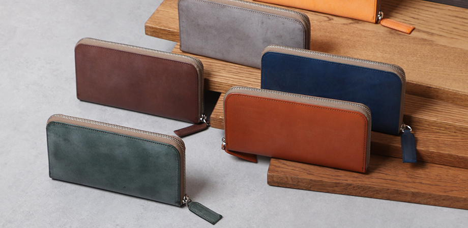 ボーデッサン ロロマレザー ラウンド長財布