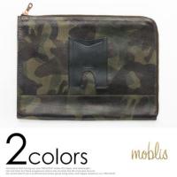 uX Camo Leather Clutch Bag Nb`obO moblis