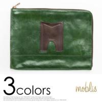 uX Aniline Leather Clutch Bag Nb`obO moblis